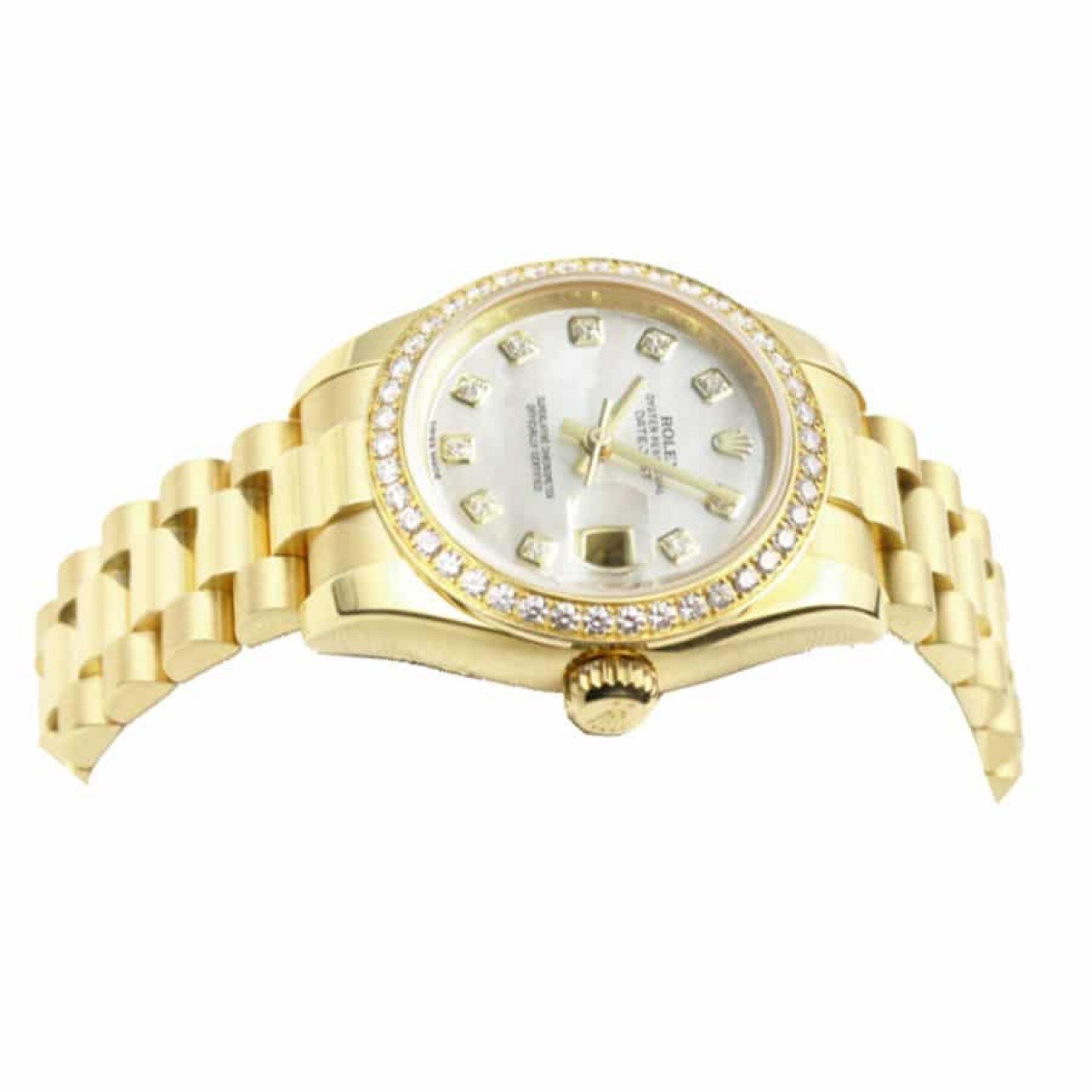  Rolex Datejust Diamond Gold Replica 