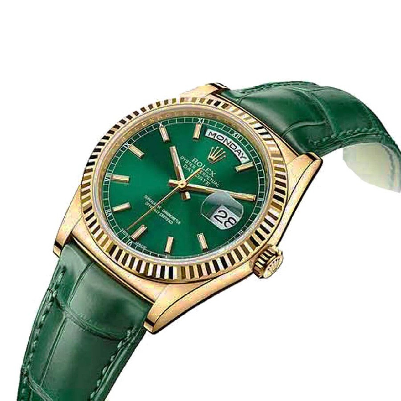  Rolex Daydate Green Replica 