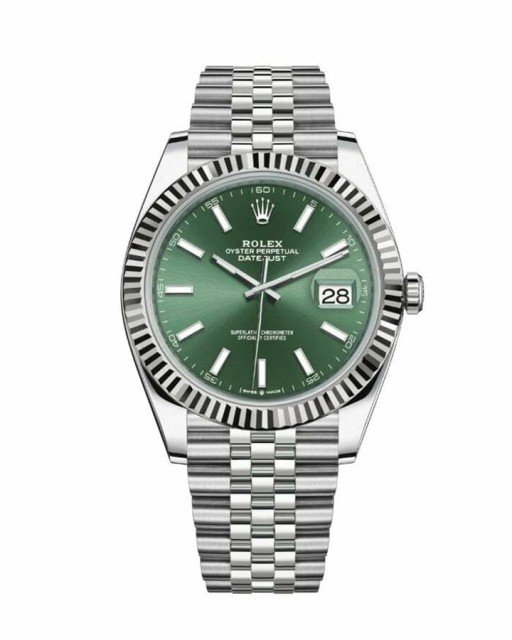 Datejust 41 Mint Green Dial Replica
