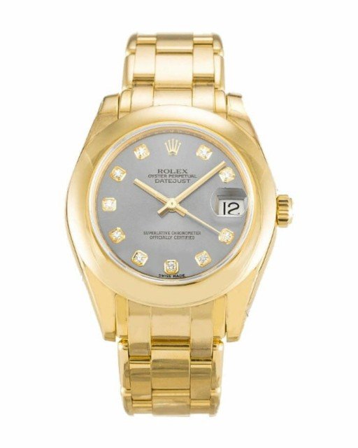 Gold Rolex Diamond Bezel Replica
