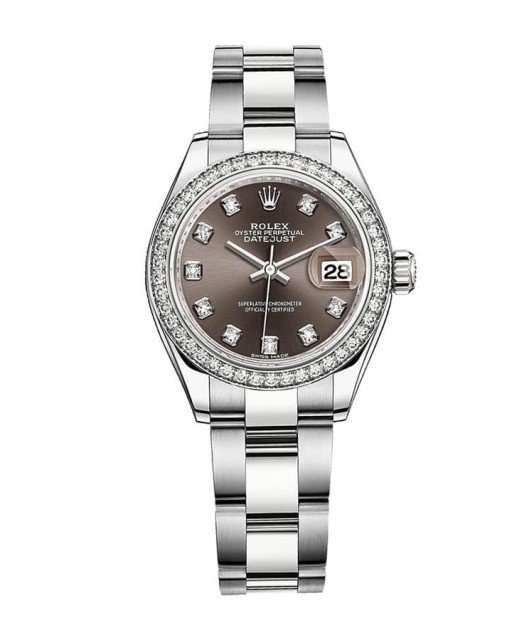Rolex Dark Grey Diamond Replica