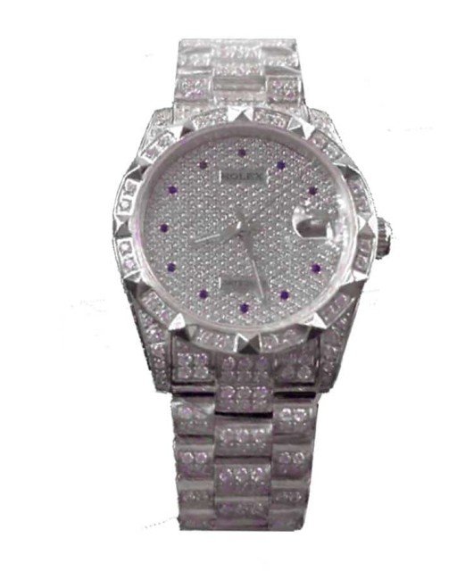 Rolex Datejust Iced Out Replica