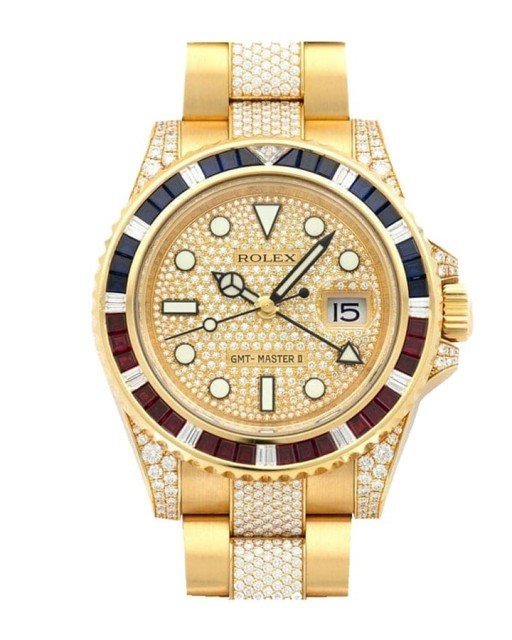 Rolex GMT Master Diamonds Replica